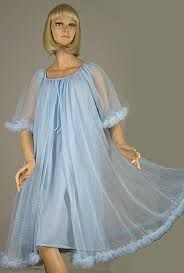 blue negligee 1960s - Google Search