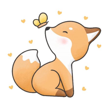 Cute little fox filler