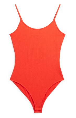 Primark Red Bodysuit Body Top