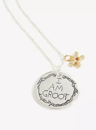 Marvel Guardians Of The Galaxy I Am Groot Coin Necklace