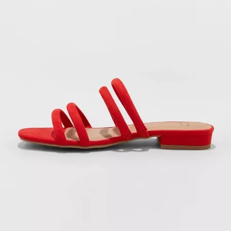 Women's Sophia Strappy Slide Sandals - A New Day™ : Target