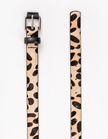 Pony Hair Belt - Leopard - Superette | Your Fashion Destination.
