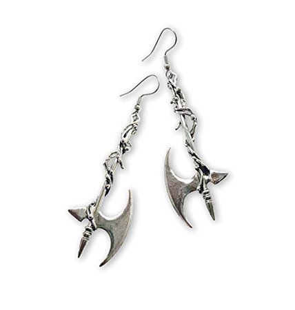 Amazon.com: Gothic Vine Wrapped Executioner's Axe Medieval Renaissance Dangle Earrings: Dangle Earrings: Jewelry