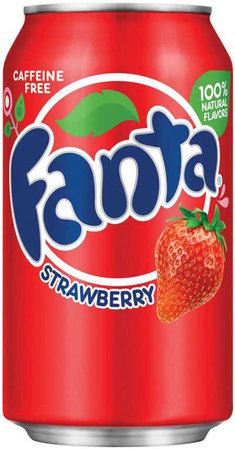 Fanta Strawberry | Fanta can, Fanta, Food