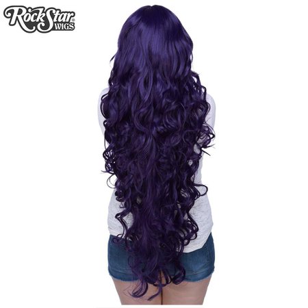 Cosplay Wigs USA™ Curly 90cm/36" - Purple Black -00331 – Dolluxe®