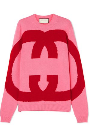 Gucci | Intarsia wool sweater | NET-A-PORTER.COM