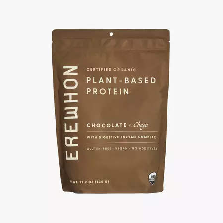 Erewhon Plant Protein - Chocolate & Chaga | healf.