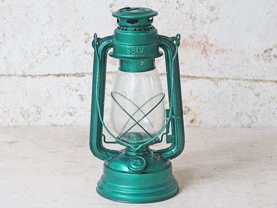 Green Storm Lantern | Vintage Style | Scaramanga
