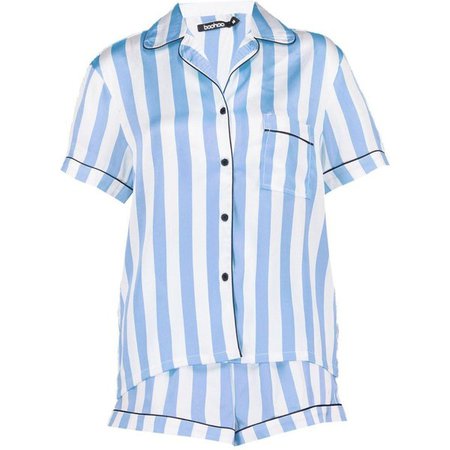 blue stripe pyjamas