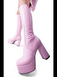pink gogo boots - Google Search