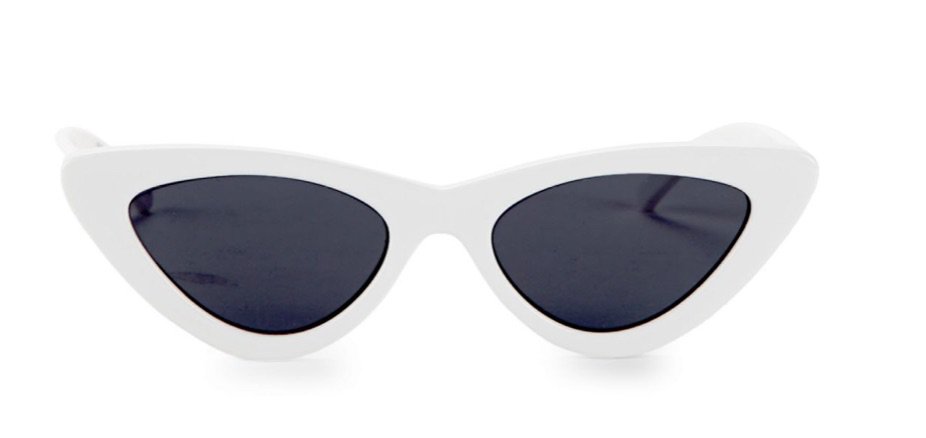 Le Specs Luxe The Last Lolita White Sunglasses