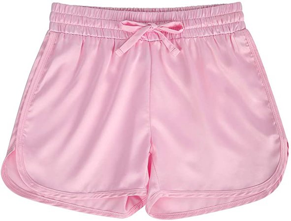 HDE Satin Sleep Shorts for Women - Sexy Womens Boxer Lingerie in 3 Cute Colors at Amazon Women’s Clothing store
