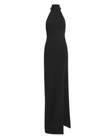 Zadid Black Turtleneck Dress