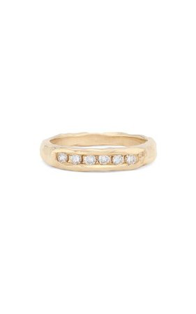 The Evoke 14k Gold Diamond Ring By Fie Isolde | Moda Operandi