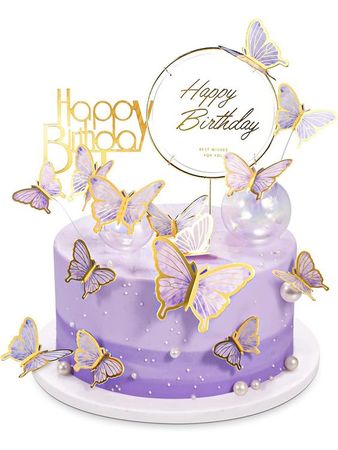 Birthday Cake Purple