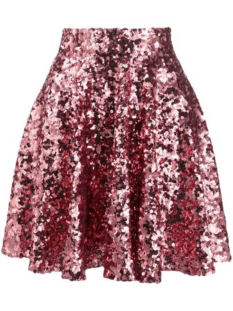 Dolce & Gabbana High-Waisted Sequin Skirt | Farfetch.com