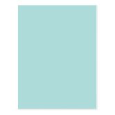 Light Seafoam Blue Sea Foam Green Color Trend Postcard | Zazzle.com