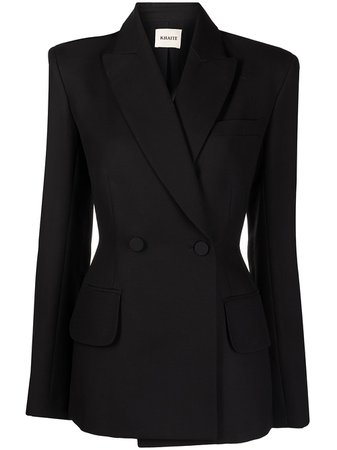Shop KHAITE The Delphine wool blazer with Express Delivery - FARFETCH