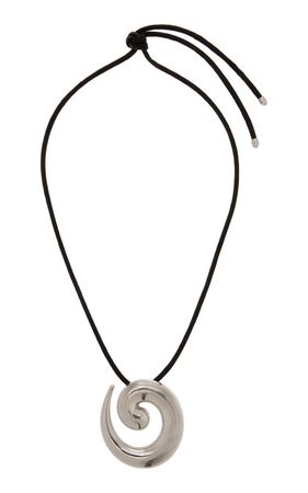 Exclusive Silver-Tone Leather Necklace By Ben-Amun | Moda Operandi