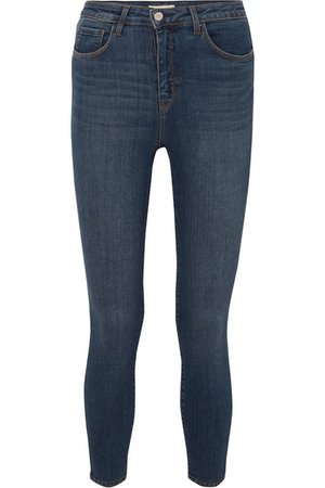 L'Agence | Margot cropped high-rise skinny jeans | NET-A-PORTER.COM