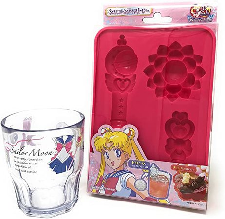 Sailor Moon Silicone Chocolate and Ice Cube Mold Tray and Sailor Moon Cup Set, BPA Free (Mold/Cup set): Amazon.ca: Home & Kitchen