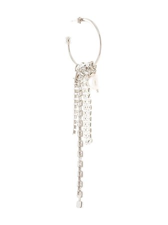Justine Clenquet Holly Crystal Embellished Drop Earring | Farfetch.com