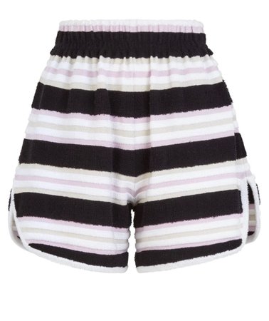 Fendi Stripe Print Shorts