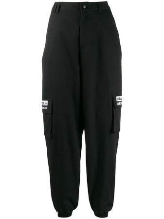 Adidas Logo Baggy Track Pants - Farfetch
