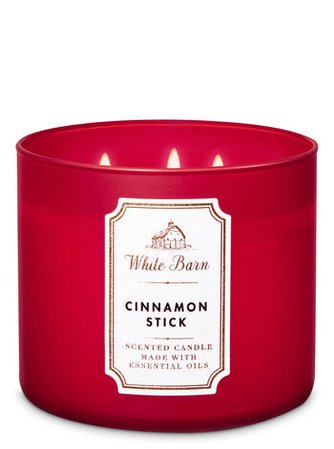 Cinnamon Stick 3-Wick Candle - White Barn | Bath & Body Works