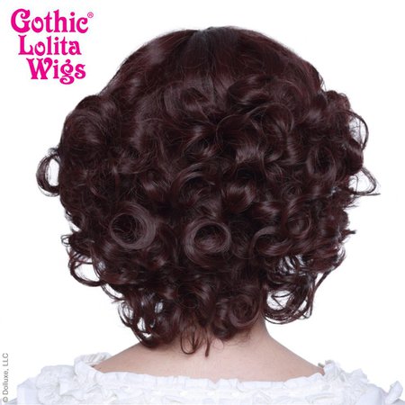 Gothic Lolita Wigs® Curly Bob™ - Black Mahogany Burgundy -00501 – Dolluxe®