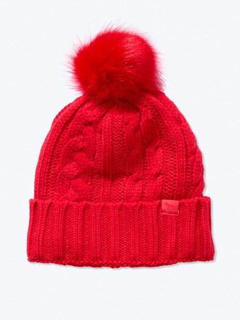 Sherpa Lined Beanie - All Accessories - PINK