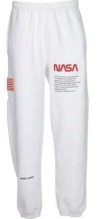 White Nasa Sweatpants