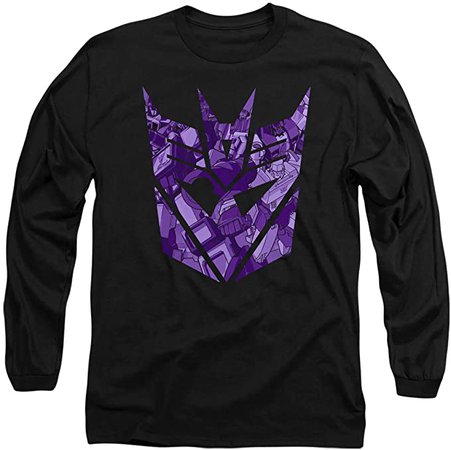 Amazon.com: Transformers Tonal Decepticon Unisex Adult Long-Sleeve T Shirt for Men and Women: Clothing