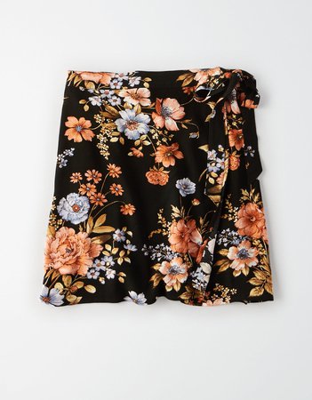 Floral Wrap Skirt - American Eagle