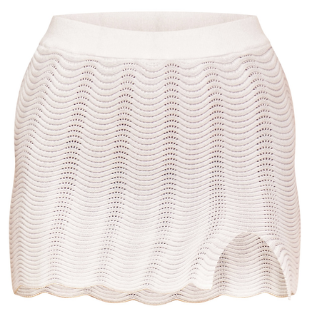 cream skirt