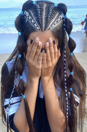 beach hairstyle