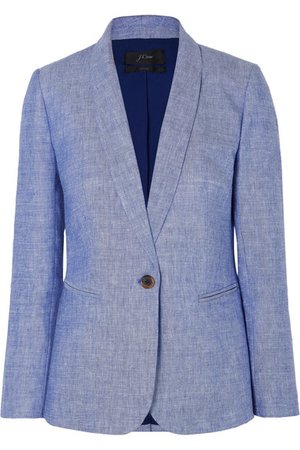 J.Crew | Parke linen-blend blazer | NET-A-PORTER.COM