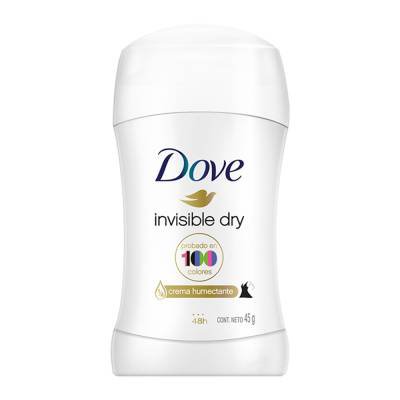 Antitranspirante Dove invisible dry en barra para dama 45 g | Walmart