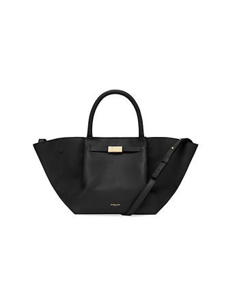 Shop DeMellier Midi New York Leather Tote | Saks Fifth Avenue
