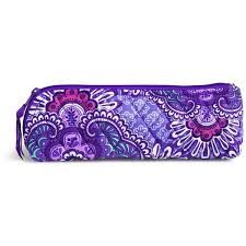 vera bradley purple pencil case
