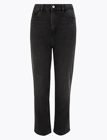 High Waist Ankle Grazer Jeans | M&S Collection | M&S