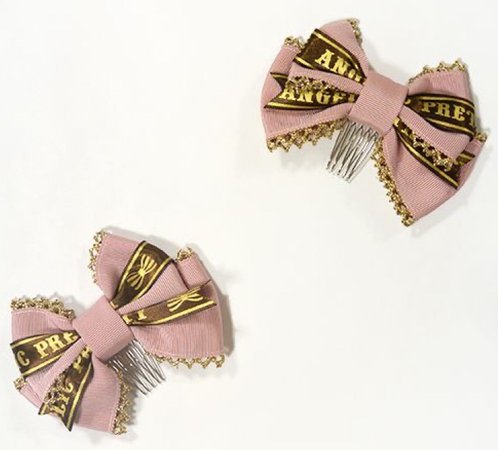 Angelic Pretty Melty Chocolate Ribbon Comb