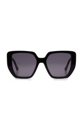 Acetate Oversized Square Frame Sunglasses By Gucci