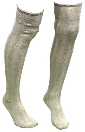 knit thigh high socks