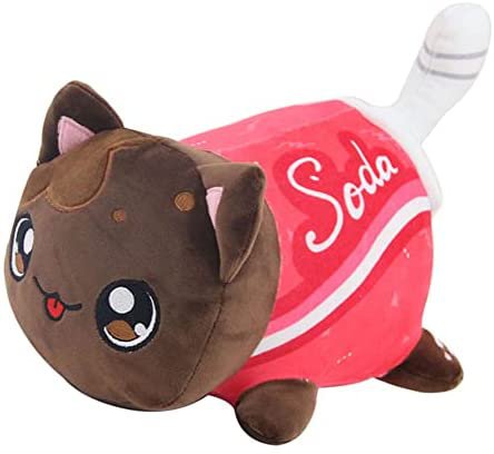 Amazon.com: Meemeows Cat Plushies,Cute Plush Doll,Cartoon Anime Fans Collection Toy Plush Doll Cat,Cute Coke Burger Fries Pumpkin Sandwich Cat Plush Doll(Cola) : Toys & Games