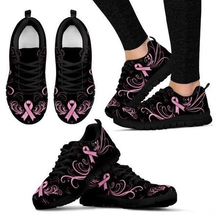 Breast Cancer Awareness Premium Mesh Sneakers – PrintedKicks