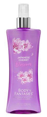 Amazon.com: Spray corporal Body Fantasies, flor de cerezo japonés, 8 onzas fluidas : Belleza y Cuidado Personal