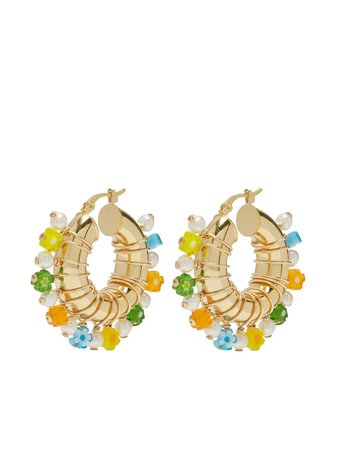 Éliou Kelly Floral Charm Earrings - Farfetch