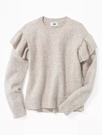 Ruffle-Sleeve Sweater for Girls | Old Navy