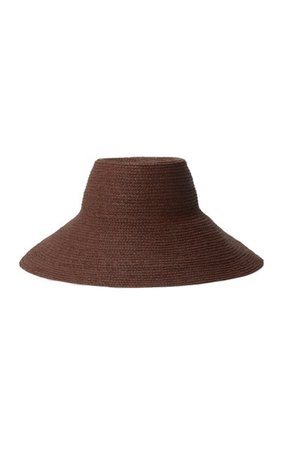 Holland Packable Raffia Hat By Janessa Leone | Moda Operandi